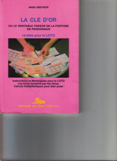 Couv 1la cle d or du loto
